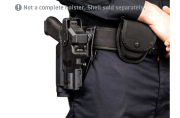 Image of Alien Gear Holsters Rapid Force Mid Ride Belt Attachment, Black, 00193858039312