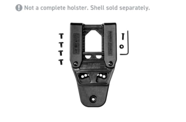 Image of Alien Gear Holsters Rapid Force Mid Ride Belt Attachment, Black, 00193858039312