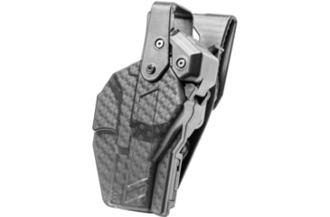 Image of Alien Gear Holsters Rapid Force Low Ride Belt Slide Holster Lvl III XL Optic , M&amp;P9/40/M2.0 4.25in, Right, Black, Basketweave, One size, 193858468525