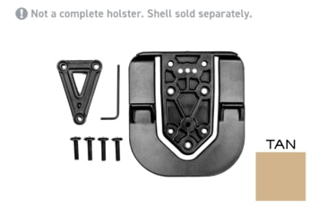 Image of Alien Gear Holsters Rapid Force Duty Holster Paddle Attachment, Tan, 00193858224312