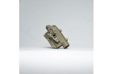 Image of Alien Gear Holsters Rapid Force Polymer Level II OWB Paddle Holster, S&amp;W M&amp;P9c M2.0 Compact 4 In/M&amp;P9 2.0 4.25 In/Per. M&amp;P9 M2.0 C.O.R.E. Ported/Pro Series 4.25 In, Right Hand, Matte Black, Large Light, R2-P-0880-BK-RH-LL-A0-B