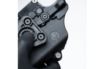 Image of Alien Gear Holsters Rapid Force Polymer Level II OWB Paddle Holster, Sig P365XL/Sig P365XL Spectre Comp., Left Hand, Matte Black, Compact Light, R2-P-1006-BK-LH-CL-A0-B