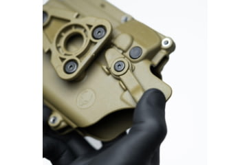 Image of Alien Gear Holsters Rapid Force Polymer Level II OWB Paddle Holster, Sig P365XL/Sig P365XL Spectre Comp., Left Hand, Matte Black, Compact Light, R2-P-1006-BK-LH-CL-A0-B