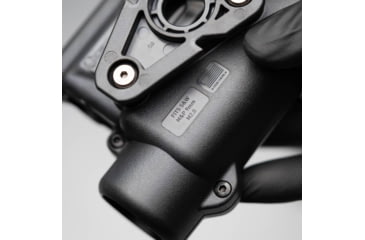 Image of Alien Gear Holsters Rapid Force Polymer Level III OWB Belt Duty Holster, S&amp;W M&amp;P9c M2.0 Compact 4 In/M&amp;P9 2.0 4.25 In/Per. M&amp;P9 M2.0 C.O.R.E. Ported/Pro Series 4.25 In, Right Hand, Matte Black, Large Light, R3-M-0880-BK-RH-LL-A0-B