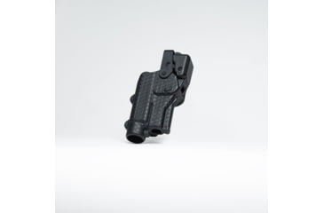 Image of Alien Gear Holsters Rapid Force Polymer Level III OWB Belt Duty Holster, S&amp;W M&amp;P9c M2.0 Compact 4 In/M&amp;P9 2.0 4.25 In/Per. M&amp;P9 M2.0 C.O.R.E. Ported/Pro Series 4.25 In, Right Hand, Black Basketweave, Large Light, R3-M-0880-BW-RH-LL-A0-B