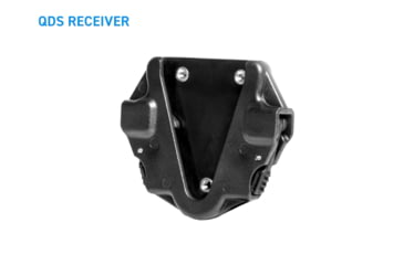 Image of Alien Gear Holsters Rapid Force Duty Holster Female Mount Plate Only, Black, RFQD-BLK-QDF-D