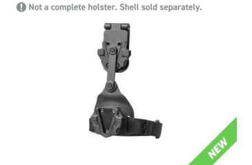 Image of Alien Gear Holsters Rapid Force Swivel Drop Leg Expansion w/QDS, Black, One size, 193858754840