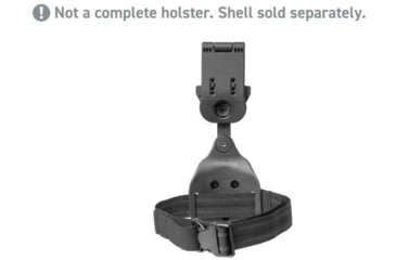 Image of Alien Gear Holsters Rapid Force Swivel Drop Leg Expansion w/QDS, Black, One size, 193858754840