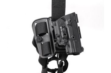 Image of Alien Gear Holsters ShapeShift Drop Leg Holster, Right Hand, S&amp;W Shield 9, Black SSDL-0404-RH