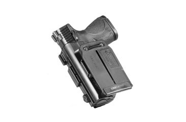 Image of Alien Gear Holsters ShapeShift Molle OWB Holster, Right Handed, S&amp;W M&amp;P40 4.25 inch barrel, Black SSMH-0395-RH