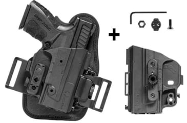 Image of Alien Gear Holsters ShapeShift OWB Slide Holster, Springfield Armory Hellcat, Right Hand, Black, 00193858310619