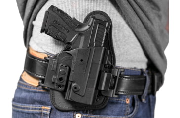 Image of Alien Gear Holsters ShapeShift Outside the Waistband Slide Holster, Glock 19/19X/32/45 Gen1-5, Glock 23 Gen 1-4, Shadow Systems MR922, Right Hand, SSSL-0057-RH-D, EDEMO1