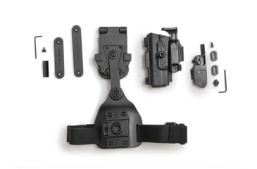 Image of Alien Gear Holsters ShapeShift Swivel Drop Leg Holster, 1911, Colt, Springfield, Right Hand, Black, SSSD-0007-RH-D