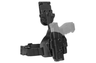 Image of Alien Gear Holsters ShapeShift Swivel Drop Leg Holster, SIG P320, Left Hand, Black, SSSD-0691-LH-D