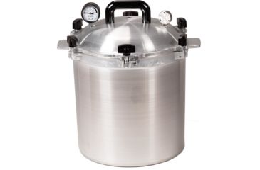 Image of All American Canner Pressure Cooker, 25 Qt., Silver 1201789
