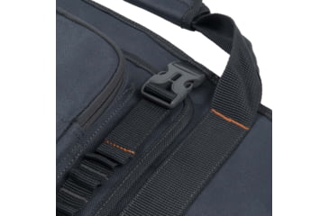 Image of Allen Rampart Gear Fit Rifle Case w/Lockable Zipper and D-ring, 46in Long, Print Logo, Foam Padded, Adjustable Strap, Zipper Flap Pockets, Padded Handles, Gray, 1108-46