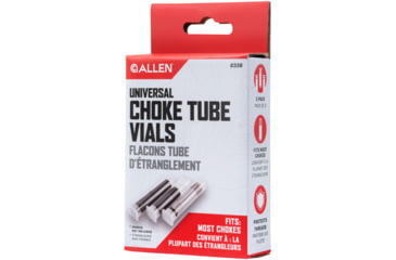 Image of Allen 12 Gauge Choke Tube Vials, PVC, 3 Per Pack, 8338