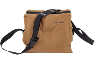 Image of Allen 18412 X-Focus Bench Shooting Rest Prefilled Made Of Coyote With Black Acce