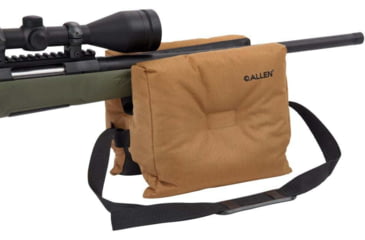 Image of Allen 18412 X-Focus Bench Shooting Rest Prefilled Made Of Coyote With Black Acce