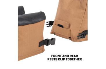 Image of ALLEN 18419 FRONT/REAR SHOOTING BAG COMBO UNFILLED