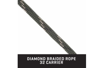 Image of Allen 32 Carrier Diamond Braided Rope 50Ft , 5907