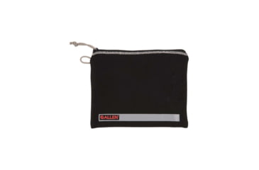 Image of Allen 3628 Pistol Pouch Made Of Black Polyester With Lockable Zippers, ID Label