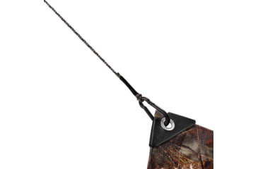 Image of Allen 7248 Reflective Hoist Rope Black 25 Long