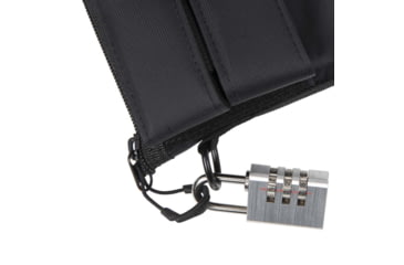 Image of ALLEN 78-7 PISTOL CASE W/MAG POUCH COMPACT BLK