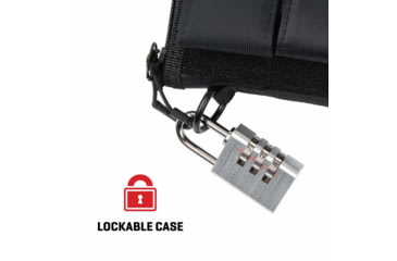 Image of ALLEN 78-9 PISTOL CASE W/MAG POUCH FULLSIZE BLK