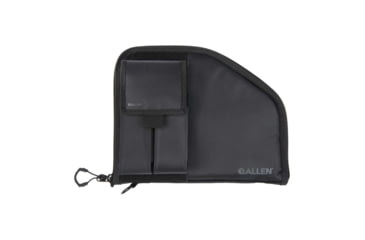 Image of ALLEN 78-9 PISTOL CASE W/MAG POUCH FULLSIZE BLK