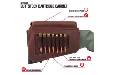 Image of ALLEN 8519 WESTCLIFF FLL GR LTHR BUTTSTOCK CARRIER