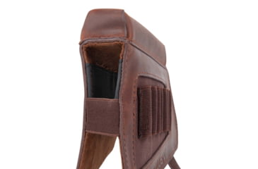 Image of Allen Westcliff Leather Buttstock Rifle Cartridge Carrier, .223 Remington/ 300 Winchester Magnum, 7 Rounds, Brown, 8519