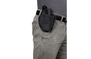 Image of Allen Ambidextrous Hip Holster, Double Action Revolver, 3.25-Inch to 3.75-Inch, Black, Medium/Large, 44506