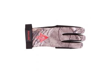 Image of Allen Ambidextrous Traditional Archery Glove, Realtree Xtra/Red, Medium 60536