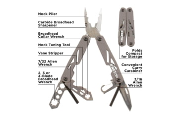 Image of Allen Archery Multitool, Red, 15820
