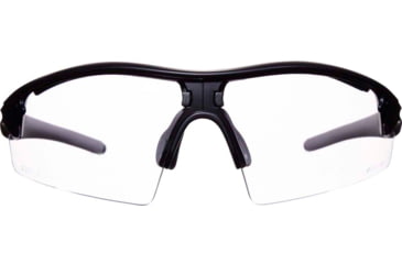 Image of Allen Aspect Shooting Safety Glasses, Black/Gray Frame, Clear Lenses, One Size, 2380