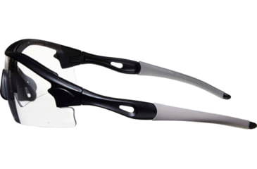 Image of Allen Aspect Shooting Safety Glasses, Black/Gray Frame, Clear Lenses, One Size, 2380
