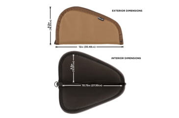 Image of Allen Assorted Earth Tones Handgun Case, Earth Tone, 11in, 72-11