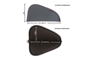 Image of Allen Assorted Earth Tones Handgun Case, Earth Tone, 13in, 72-13