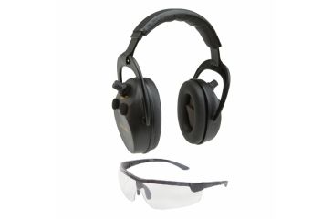 Image of Allen Axion Ballistic Muff and Glasses Combo, Black, 2335