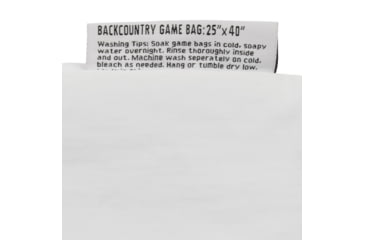 Image of Allen BackCountry Elk Quarter Game Bag, White, Polyester, 6592