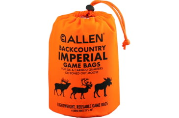 Image of Allen BackCountry Imperial Elk Game Bag Set, Orange, Polyester, 4 Bags, 6590