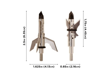 Image of Allen Bloodrush X3 3 Blade Expandable Broadhead, 100 Grain, 14780