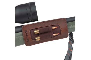 Image of Allen Castle Rock Forend Leather Ammo Carrier, Brown, 8515