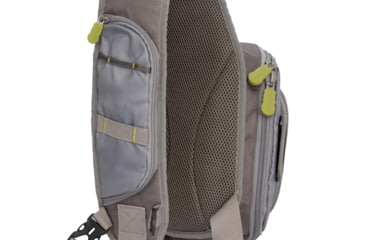 Image of Allen Cedar Creek Fly Fishing Sling Pack, Fits up to 4 Tackle/Fly Boxes, Gray/Lime, 6362