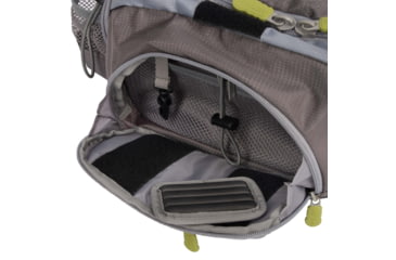 Image of Allen Cedar Creek Fly Fishing Sling Pack, Fits up to 4 Tackle/Fly Boxes, Gray/Lime, 6362