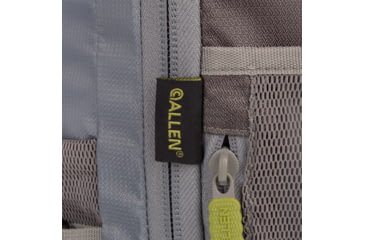 Image of Allen Chatfield Compact Fishing Backpack, 12inL x 6inW x 15inH, 17.6 liters, Gray/Lime, 6374