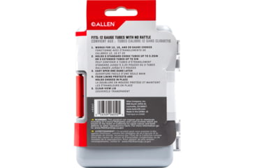 Image of Allen Competitor 12 Gauge Choke Tube Case, Black, Polypropylene w/Foam Lining, 8337