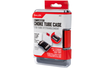 Image of Allen Competitor 12 Gauge Choke Tube Case, Black, Polypropylene w/Foam Lining, 8337