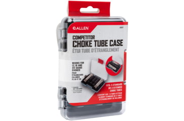 Image of Allen Competitor 12 Gauge Choke Tube Case, Black, Polypropylene w/Foam Lining, 8337